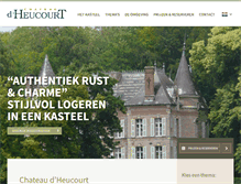 Tablet Screenshot of chateauheucourt.nl